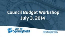 Council Budget Workshop