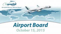 Airport Board – October 15, 2015