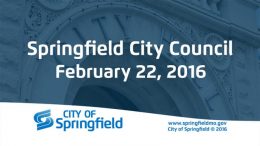 City Council Meeting – February 22, 2016