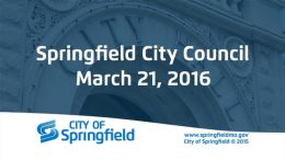 City Council Meeting – March 21, 2016