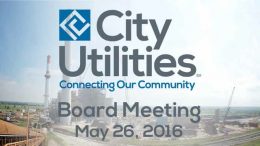 City Utilities Board – May 26, 2016