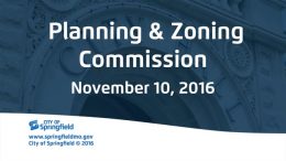 Planning & Zoning Meeting – November 10, 2016