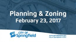 Planning & Zoning – February 23, 2017