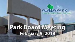 Park Board Meeting – February 9, 2018