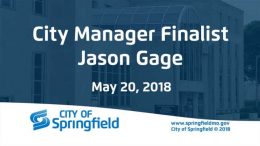 City Manager Finalist – Jason Gage