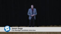 City Manager Finalist – Jason Gage Interview