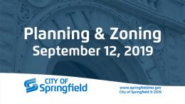 Planning & Zoning Meeting – September 12, 2019