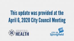 Update was provided at the April 6, 2020 City Council Meeting
