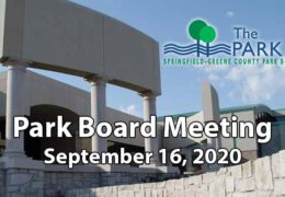 Park Board Meeting – September 16, 2020