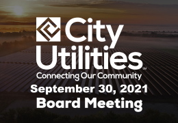 City Utilities Board – September 30, 2021