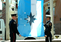 City ceremony to honor Historic City Flag and raise new City Flag