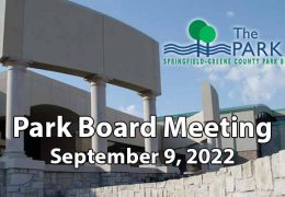 Park Board Meeting – September 9, 2022